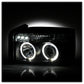Spyder Dodge Dakota 05-07 Projector Headlights LED Halo Black High H1 Low H1 PRO-YD-DDAK05-BK 5009760