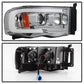 Spyder Dodge Ram 1500 02-05 V2 Projector Headlights - Light Bar DRL - Chrome PRO-YD-DR02V2-LB-C 5084613