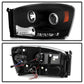 Spyder Dodge Ram 1500 06-08/Ram 2500 06-09 Projector Headlights LED Halo LED Blk PRO-YD-DR06-HL-BK 5010001