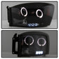 Spyder Dodge Ram 1500 06-08 06-09 Projector Headlights LED Halo LED Blk Smke PRO-YD-DR06-HL-BSM 5078391
