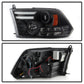 Spyder Dodge Ram 09-12 Projector Headlights Light Bar DRL Black PRO-YD-DR09-LBDRL-BK 5081001