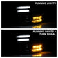 Spyder Dodge Ram 13-15 Projector Headlights Light Bar DRL Black PRO-YD-DR13-LBDRL-BK 5080912