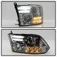 Spyder Dodge Ram 13-15 Projector Headlights Light Bar DRL Smoke PRO-YD-DR13-LBDRL-SM 5081735