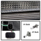 Spyder Dodge Ram 19-20 Halogen Model Projector Headlights Chrome PRO-YD-DR19HALSI-SEQ-BK 5087393