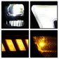 SPYDER 19-22 Dodge Ram 2500/3500 (Halogen Model Only) Proj. Headlights (PRO-YD-DR19HDHALAP-SEQ-BK) 5088604