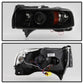 Spyder Dodge Ram 1500 94-01 Sport Projector Headlights LED Halo LED Blk Smke PRO-YD-DR94-HL-AM-BSM 5078414