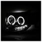 Spyder Ford Escape 08-12 Projector Headlights Halogen Model Only - DRL Black PRO-YD-FES08-DRL-BK 5074225