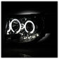 Spyder Ford Escape 08-12 Projector Headlights Halogen Model Only - DRL Chrome PRO-YD-FES08-DRL-C 5074232