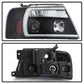 Spyder 04-08 Ford F-150 Projector Headlights - Light Bar DRL - Black PRO-YD-FF15004V2-LB-BK 5084484