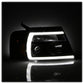 Spyder 04-08 Ford F-150 Projector Headlights - Light Bar DRL - Black PRO-YD-FF15004V2-LB-BK 5084484