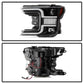 Spyder 18-19 Ford F-150 Proj Headlights - Halogen Model - LED Seq Turn - Blk PRO-YD-FF15018-LBSEQ-BK 5086648