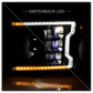 SPYDER 18-20 Ford F-150 Headlights - Halogen Model Only - DRL LED - Black PRO-YD-FF15018HALAP-SEQ-BK 5088475