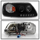 Spyder Ford F150 97-03 Projector - LED Halo Amber Reflctr LED Blk Smke PRO-YD-FF15097-1P-AM-BSM 5078445
