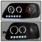 Spyder Ford F150 97-03 Projector - LED Halo Amber Reflctr LED Blk Smke PRO-YD-FF15097-1P-AM-BSM 5078445
