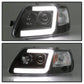 Spyder 97-03 Ford F-150 (After 6/1997) Light Bar Projector Headlights - Blk (PRO-YD-FF15097V2-LB-BK) 5084538