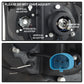Spyder 99-04 Ford F250 Super Duty Projector Headlights - Light Bar - Black PRO-YD-FF25099V2-LB-BK 5084491