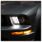Spyder 05-08 Ford Mustang Projector Headlights V2 w/ LED DRL - Black (PRO-YD-FM05V2-DRL-BK) 5083876