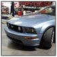 Spyder 05-08 Ford Mustang Projector Headlights V2 w/ LED DRL - Black (PRO-YD-FM05V2-DRL-BK) 5083876