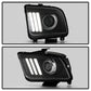 Spyder 05-08 Ford Mustang Projector Headlights V2 w/ LED DRL - Black (PRO-YD-FM05V2-DRL-BK) 5083876