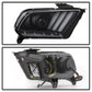 Spyder 13-14 Ford Mustang (HID Only) Projector Headlights w/Turn Signals - Blk PRO-YD-FM13HID-BK 5085559