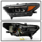 SPYDER 15-17 Ford Mustang LED Headlights - Black (PRO-YD-FM15AP-GRSB-SET-BK) 5089335