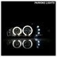 Spyder Ford Mustang 94-98 1PC Projector LED Halo Amber Reflctr LED Blk Low H3 PRO-YD-FM94-1PC-AM-BK 5010391