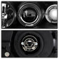 Spyder Ford Mustang 99-04 Projector Headlights LED Halo Black High H1 Low H1 PRO-YD-FM99-1PC-AM-BK 5010445