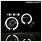 Spyder Ford Ranger 01-11 1PC Projector Headlights LED Halo LED Blk PRO-YD-FR01-1PC-HL-BK 5010490