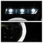 Spyder Ford Ranger 01-11 1PC Projector Headlights LED Halo LED Blk PRO-YD-FR01-1PC-HL-BK 5010490