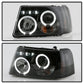 Spyder Ford Ranger 01-11 1PC Projector Headlights LED Halo LED Blk Smke PRO-YD-FR01-1PC-HL-BSM 5078476