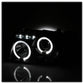 Spyder Ford Ranger 01-11 1PC Projector Headlights LED Halo LED Blk Smke PRO-YD-FR01-1PC-HL-BSM 5078476
