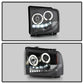 Spyder Ford F250/350/450 Super Duty 05-07 Projector Headlights LED Halo- LED Blk PRO-YD-FS05-HL-BK 5010544