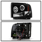 Spyder Ford F250/350/450 Super Duty 05-07 Projector Headlights LED Halo- LED Blk PRO-YD-FS05-HL-BK 5010544