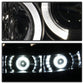 Spyder Ford F250/350/450 Super Duty 05-07 Projector Headlights LED Halo- LED Blk PRO-YD-FS05-HL-BK 5010544