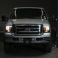 Spyder Ford F250/350/450 05-07 Projector Headlights - Light Bar DRL LED - Black PRO-YD-FS05V2-LB-BK 5084507