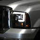 Spyder Ford F250/350/450 05-07 Projector Headlights - Light Bar DRL LED - Black PRO-YD-FS05V2-LB-BK 5084507
