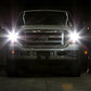 Spyder Ford F250/350/450 05-07 Projector Headlights - Light Bar DRL LED - Black PRO-YD-FS05V2-LB-BK 5084507