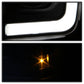Spyder Ford F250/350/450 05-07 Projector Headlights - Light Bar DRL LED - Black PRO-YD-FS05V2-LB-BK 5084507