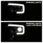 Spyder 05-07 Ford F250/350/450 Super Duty Projector LED Black PRO-YD-FS05V2PL-BK 5087911