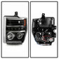 Spyder Signature Ford F250/350/450 Super Duty 08-10 Projector Headlights (PRO-YD-FS08-HL-BKV2) 5086006