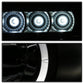 Spyder Ford F250/350 08-10 Projector Headlights LED Halo LED Blk Smke PRO-YD-FS08-HL-BSM 5078490