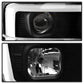 Spyder 08-10 Ford F-250 Projector Headlights V2 - Light Bar DRL LED - Black PRO-YD-FS08V2-LB-BK 5084477