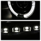 Spyder Ford Super Duty 11-16 Projector Headlights LEDHalo DRL All Black PRO-YD-FS11-HL-BKV2 5086013