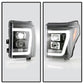 Spyder Ford F250/350/450 11-16 V2 High-Power LED Headlights-White Light Bar-Black PRO-YD-FS11V2PL-BK 5087898