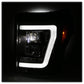 Spyder Ford F250/350/450 11-16 V2 High-Power LED Headlights-White Light Bar-Black PRO-YD-FS11V2PL-BK 5087898