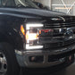 Spyder Ford F-250/F-350/F450 Super Duty 17-18 Projector Headlights Black PRO-YD-FS17-SBSEQ-BK 5086280