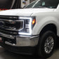 SPYDER Signature 20-22 Ford F250/F350 (Halogen) Proj. Headlights - Black (PRO-YD-FS20HALSI-SEQ-BK) 5088628