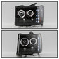 Spyder GMC Sierra 1500/GMC Sierra Denali 08-13 Projector LED Halo- LED All Blk PRO-YD-GS07-HL-BKV2 5086020