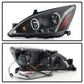 Spyder Honda Accord 03-07 Projector Headlights LED Halo Amber Reflctr LED Blk PRO-YD-HA03-AM-BK 5010636