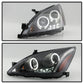 Spyder Honda Accord 03-07 Projector Headlights LED Halo Amber Reflctr LED Blk PRO-YD-HA03-AM-BK 5010636